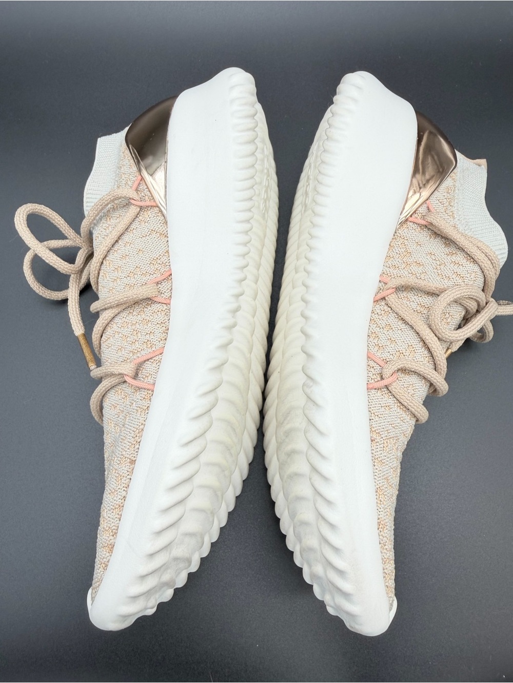 adidas Ultimamotion Sock Sneakers – Cream/Beige & Rose Gold – Women’s 7.5 - Picture 6 of 10